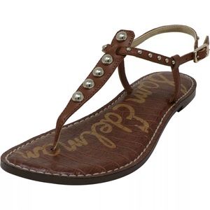 SAM EDELMAN/GIGI/THONG SANDAL/TAN/SIZE 8.5